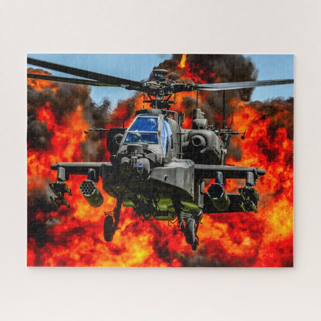 AH-64E APACHE GUARDIAN (16x20 INCH) (Horizontal)