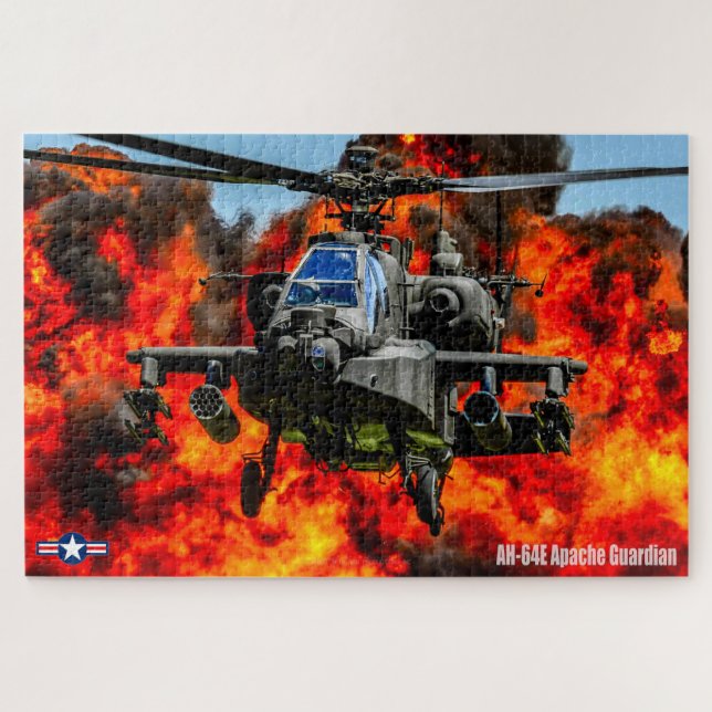 AH-64E APACHE GUARDIAN (20x30 INCH) (Horizontal)