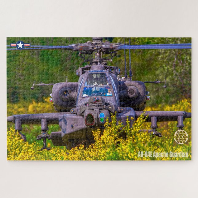 AH-64E APACHE GUARDIAN (20x30 INCH) (Horizontal)