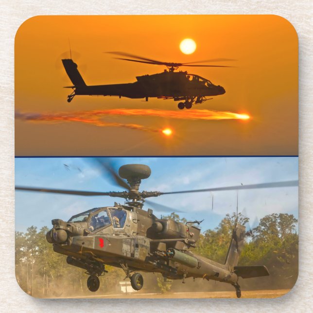 AH-64E APACHE GUARDIAN GETRÄNKEUNTERSETZER (Vorderseite)