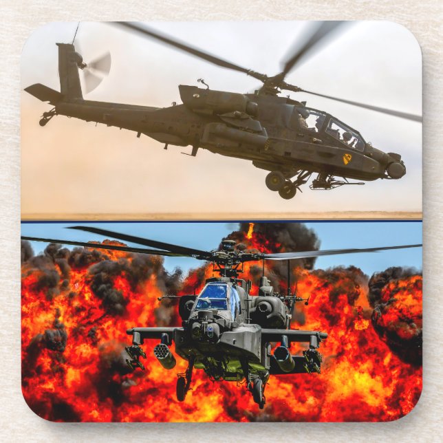 AH-64E APACHE GUARDIAN GETRÄNKEUNTERSETZER (Vorderseite)