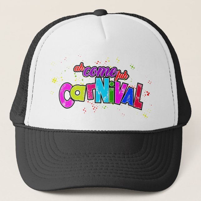 Ah Come fuß Carnival Truckerkappe (Vorderseite)