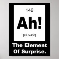 Ah! Das Element der Überraschung