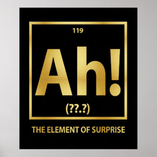 Ah!  Das Element der Überraschung Poster