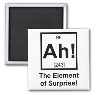 Ah das Element des periodischen Symbols eines Über Magnet