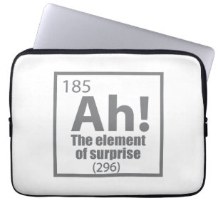 Ah! Das Element von überraschendem Funny Chemistry Laptopschutzhülle