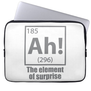 Ah! Das Element von überraschendem Funny Chemistry Laptopschutzhülle