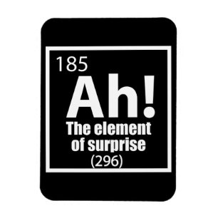 Ah! Das Element von überraschendem Funny Chemistry Magnet
