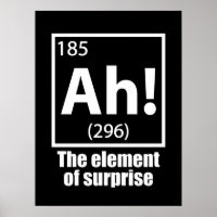Ah! Das Element von überraschendem Funny Chemistry