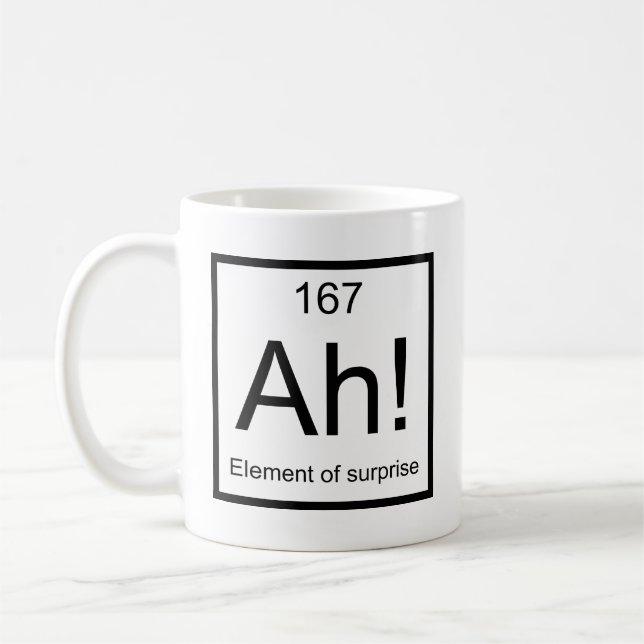 Ah ! Élément de la Mug de café surprise (Gauche)