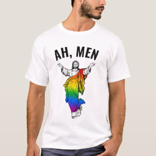 Ah Männer - Lustiges Jesus Meme T-Shirt