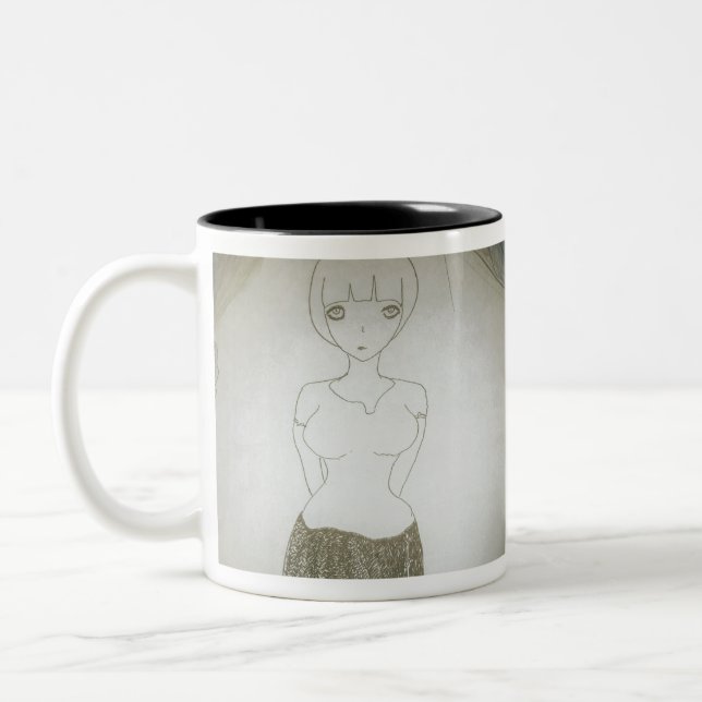 ah melissa, was will du? zweifarbige tasse (Links)