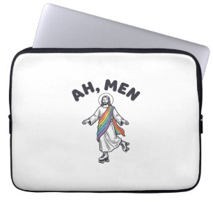 Ah Men Rollschuhfahren Faith Vector Design_1 Laptopschutzhülle