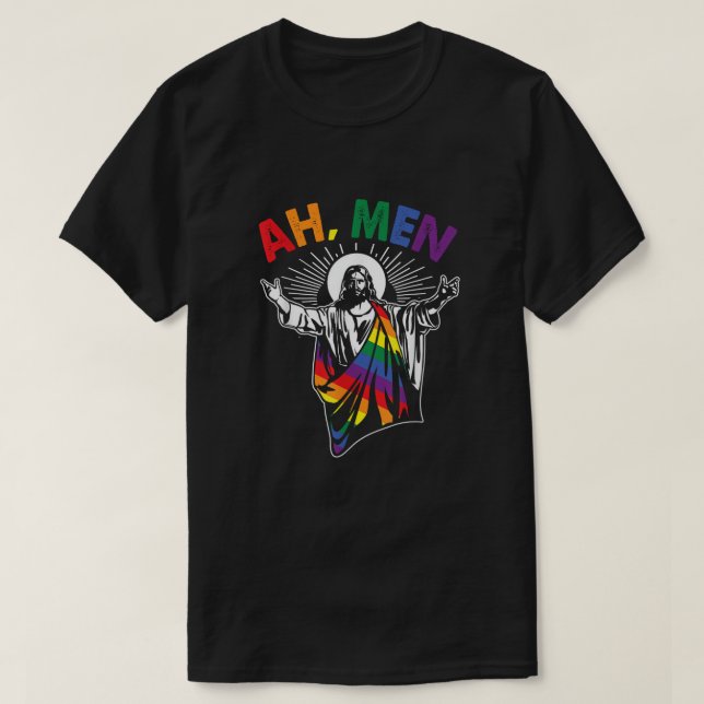 Ah. Men - The Divine Rainbow Wordplay T-Shirt (Design vorne)