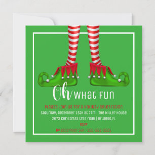 Ah, quelle invitation de fête de Noël d'amusement