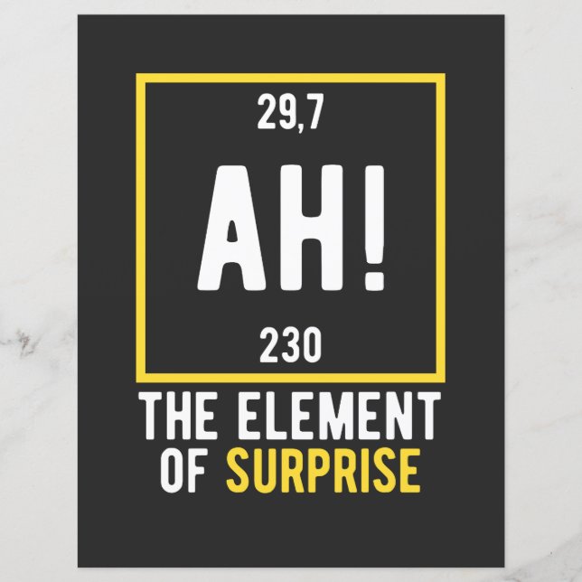 Ah The Element of Surprise (Vorderseite)