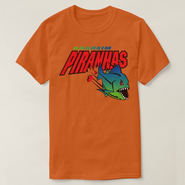 Ahaheim Piranhas T-Shirt (Design vorne)