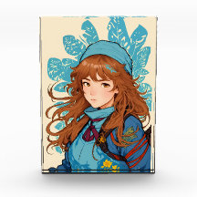 Ahana Traumhafte Anime-Wanderin Botanische Kunst F
