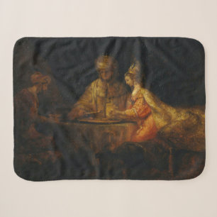 Ahasuerus Haman Esther Rembrandt Biblical Barock Sherpadecke