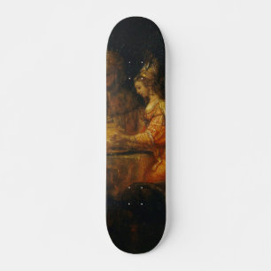 Ahasuerus Haman Esther Rembrandt Biblical Barock Skateboard