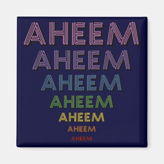 Aheem mantra magnet (Vorne)