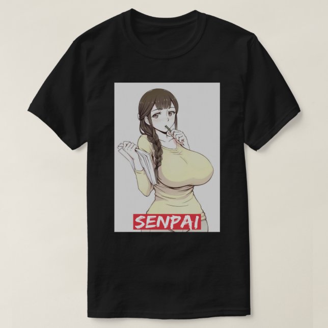 ahegao Senpai 1 T-Shirt (Design vorne)
