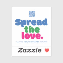 AHEI verbreitete die Liebe Sticker Promo