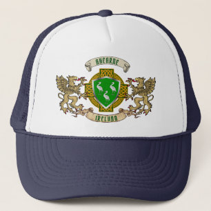 Aherzne Irish Shield & Griffins Personalisiert Truckerkappe