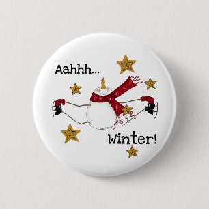 AHHH WINTER BUTTON