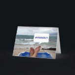 AHHH, YOU ARE 50 AREN'T YOU? ENJOY! KARTE<br><div class="desc">If you have a friend or family member having a "50th" Birthday,  send this COOL and BEACHY card today to say ENJOY YOUR BIRTHDAY :)</div>