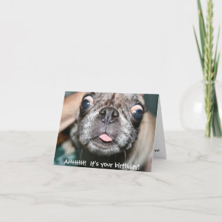 AHHHH ! C'est ton anniversaire ! Carte d'anniversa