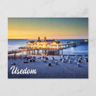 Ahlbecker Pier, Usedom, Deutschland Postkarte