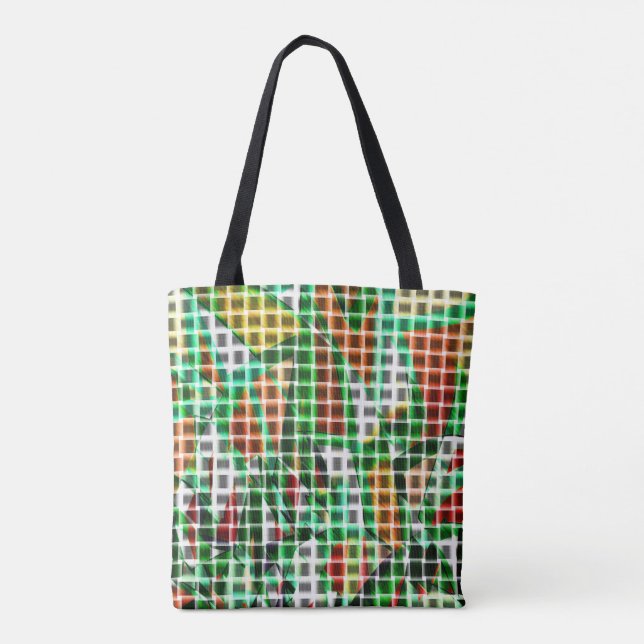 Ähnlich einem Korb auf einem Gras-Foto Tasche (Rückseite)