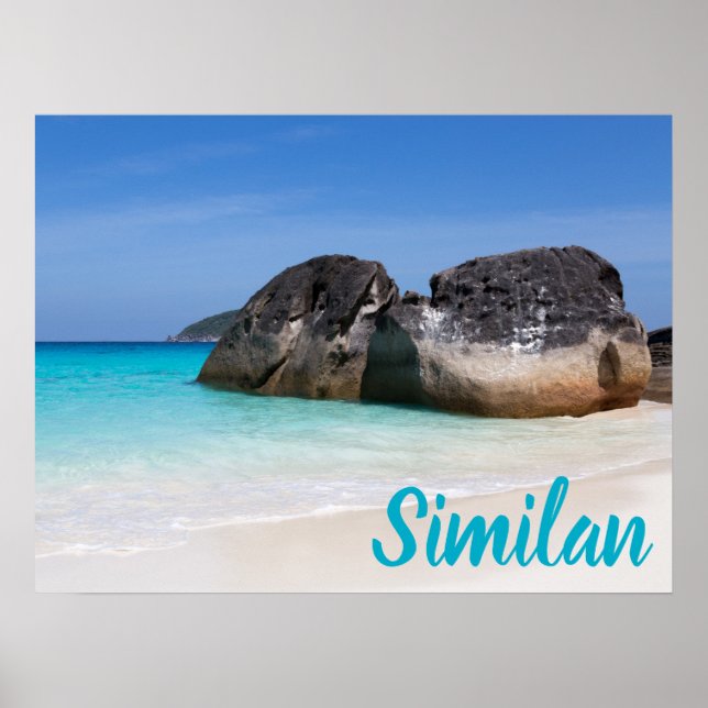 Ähnlicher Strand Andaman Sea Phuket Thailand Gesch Poster (Vorne)