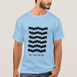 Ähnlichkeit zeichnet geometrisch-optische Illusion T-Shirt