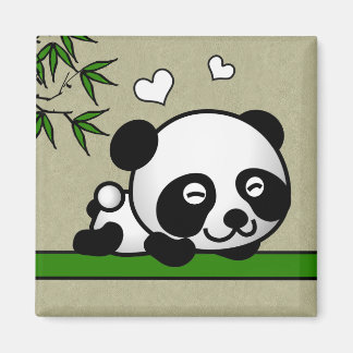 ahnungslos Panda Magnet