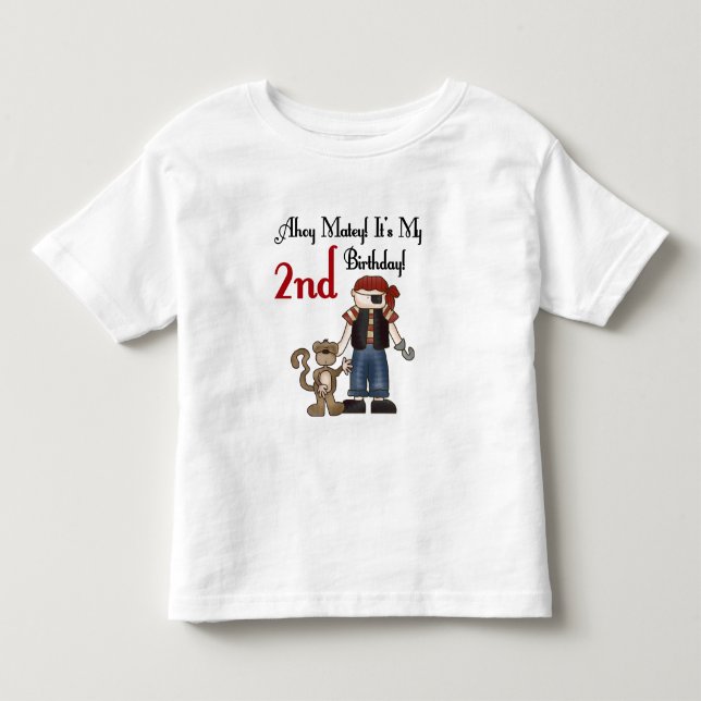 Ahoi kameradschaftlicher Piraten-2. Kleinkind T-shirt (Vorderseite)