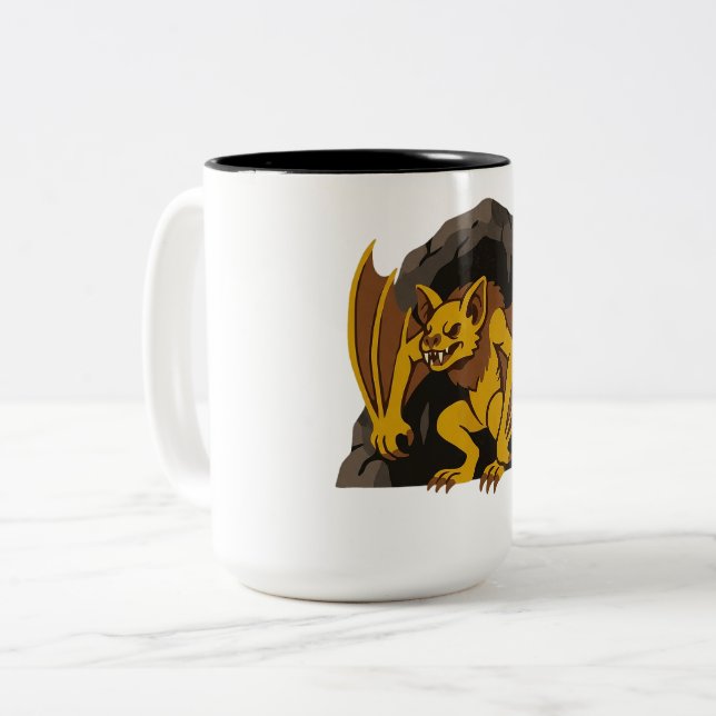Ahool Zweifarbige Tasse (Vorderseite Links)