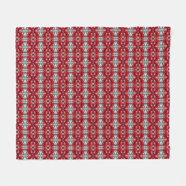 Ahorn-Blatt-Fleece-Decke Fleecedecke (Vorderseite (Horizontal))