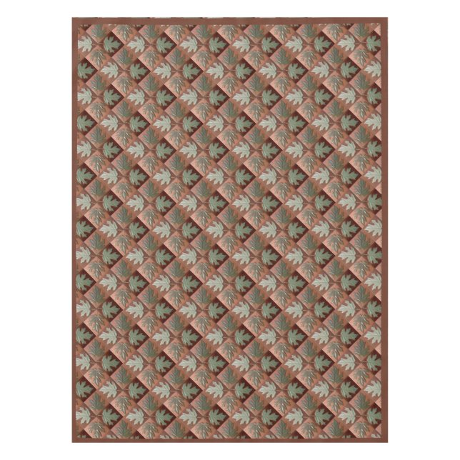 Ahorn-Blätter Blätter Tischdecke (Vorderseite)