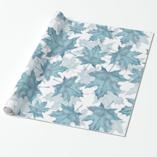 Ahorn-Blätter. Farbmuster Geschenkpapier