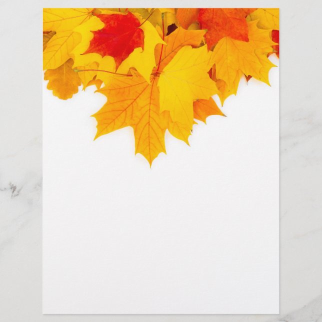 Ahorn-Blätter Flyer (Vorne)