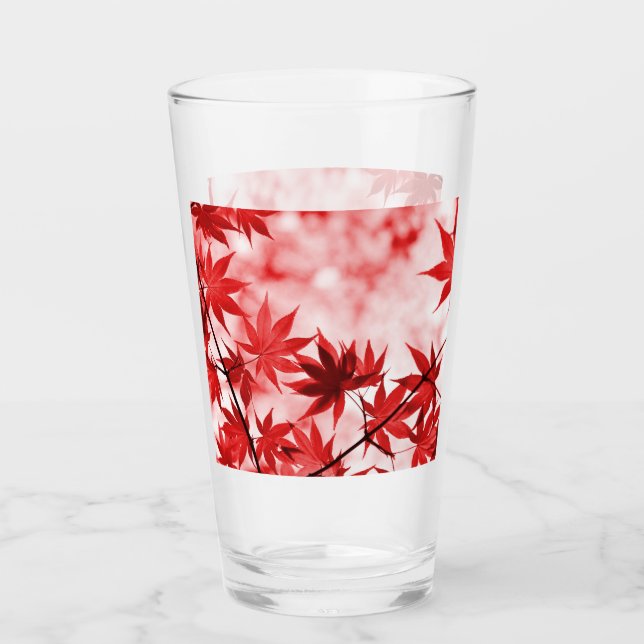 Ahorn-Blätter Landschaftsgestaltung-21355 Glas (Vorderseite)