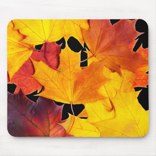 Ahorn-Blätter Mousepad (Vorne)