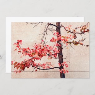 Ahorn Feiertagskarte