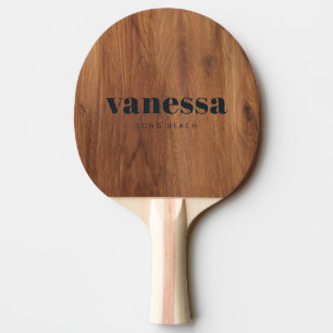 Ahorn-Holz-Minimal-Modern-Klassiker Name BK Tischtennis Schläger