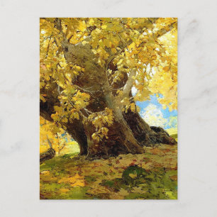 Ahorn im Herbst von Edgar Payne Postkarte