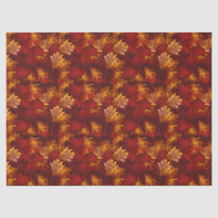 Ahorn und Eichenblättern Herbstfarben Seidenpapier
