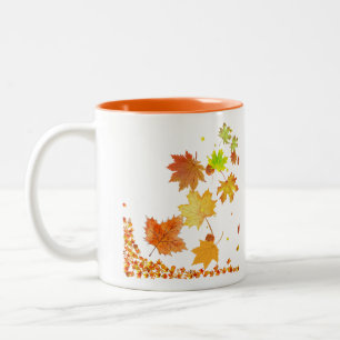 ahorn zweifarbige tasse