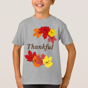 Ahornbaum-Blätter in Rot-Gelb-Gelb-Fall T-Shirt